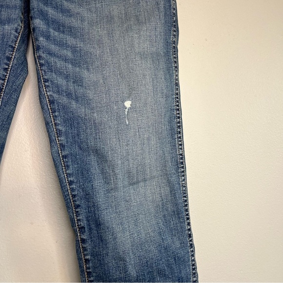 NWT Madewell Womens Curvy High Rise Skinny Jeans Distressed Sz 32 Denim Blue - Picture 5 of 16